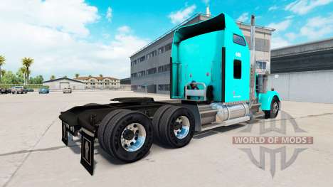 Pele de Carolina Tanque de Linhas Kenworth W900  para American Truck Simulator