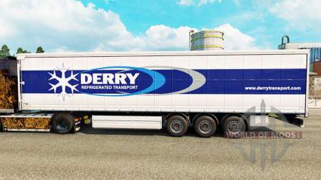 Pele Derry em uma cortina semi-reboque para Euro Truck Simulator 2