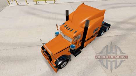Coppertone pele para o caminhão Peterbilt 389 para American Truck Simulator