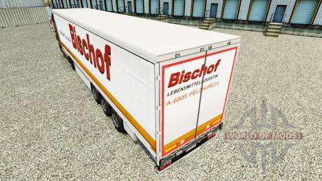 Pele Bischof em uma cortina semi-reboque para Euro Truck Simulator 2