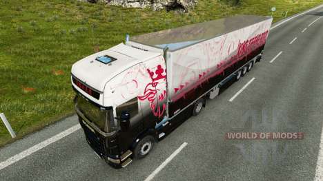 Pele O Rei da Estrada no tractor Scania para Euro Truck Simulator 2
