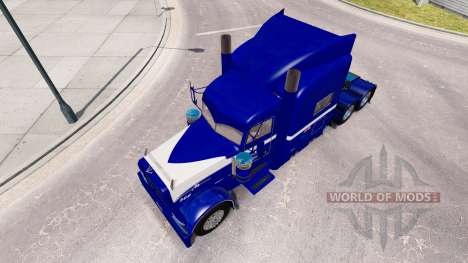 Centro-oeste pele para o caminhão Peterbilt 389 para American Truck Simulator
