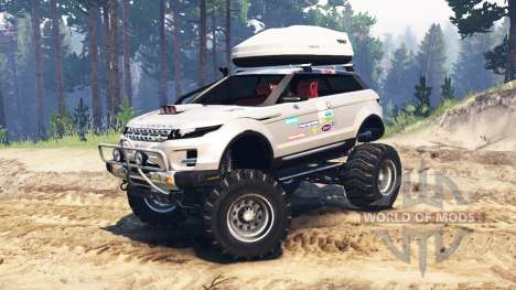 Range Rover Evoque LRX lifted para Spin Tires