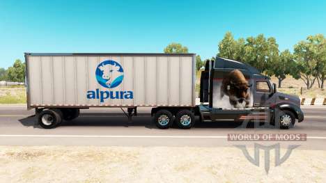 Pele Alpura o trailer de metal para American Truck Simulator