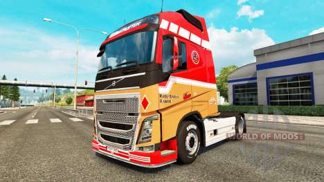 Ronny Ceusters pele para a Volvo caminhões para Euro Truck Simulator 2