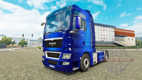 Pele Fantástica Azul trator HOMEM para Euro Truck Simulator 2