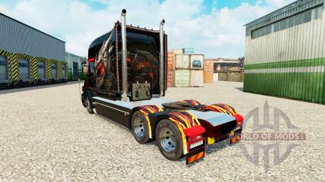 Pele de Dragão para o caminhão Scania T para Euro Truck Simulator 2