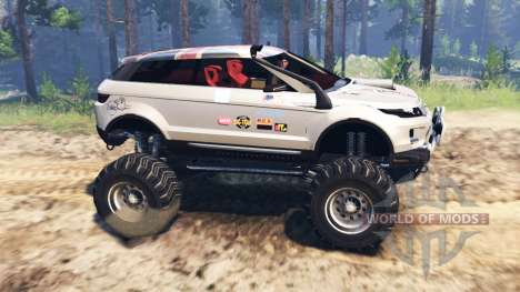 Range Rover Evoque LRX lifted para Spin Tires