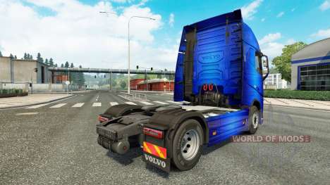 Fantástica a pele Azul para a Volvo caminhões para Euro Truck Simulator 2