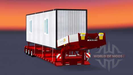 Baixa varrer com uma carga cabines para Euro Truck Simulator 2