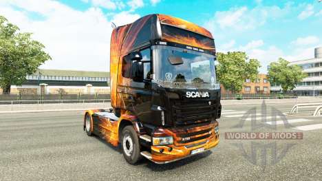 Cúbica Flare pele para o Scania truck para Euro Truck Simulator 2
