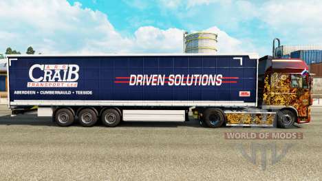 Pele ARR Craib de Transporte no semi-reboque cor para Euro Truck Simulator 2