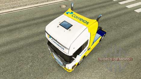 Correios pele para o Scania truck para Euro Truck Simulator 2