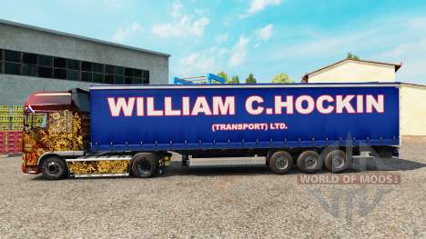 O William C. Hockin a pele sobre o trailer de co para Euro Truck Simulator 2