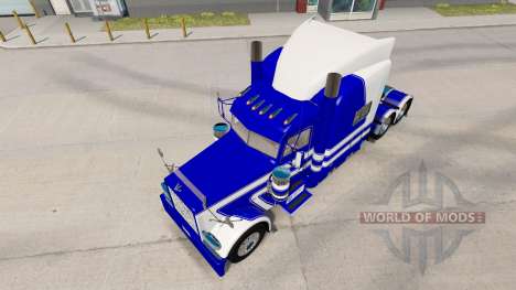 Скин Quinta Roda Transporte на Peterbilt 389 para American Truck Simulator