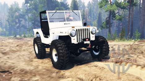 Jeep Willys para Spin Tires