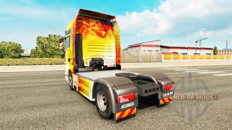 Chama pele para HOMEM caminhão para Euro Truck Simulator 2