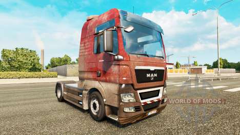A pele Suja no caminhão HOMEM para Euro Truck Simulator 2