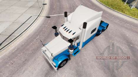 A pele de Bebê Azul e Branco para o caminhão Pet para American Truck Simulator