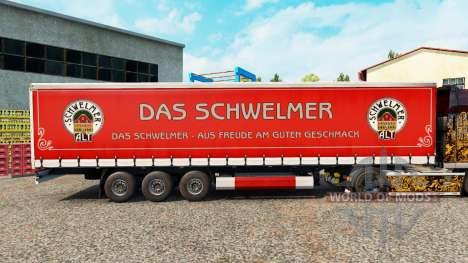 Pele Schwelmer em uma cortina semi-reboque para Euro Truck Simulator 2
