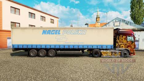 A pele Nagel Polska cortina semi-reboque para Euro Truck Simulator 2