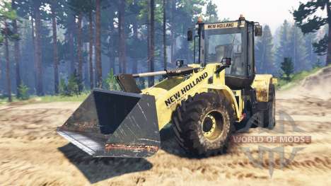 New Holland W170C para Spin Tires