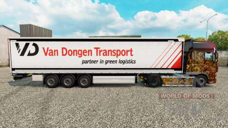 Pele Van Dongen de Transporte de semi-reboque co para Euro Truck Simulator 2