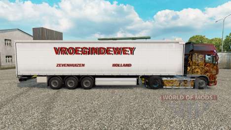 Pele Vroegindewey cortina semi-reboque para Euro Truck Simulator 2