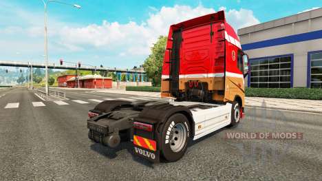 Ronny Ceusters pele para a Volvo caminhões para Euro Truck Simulator 2