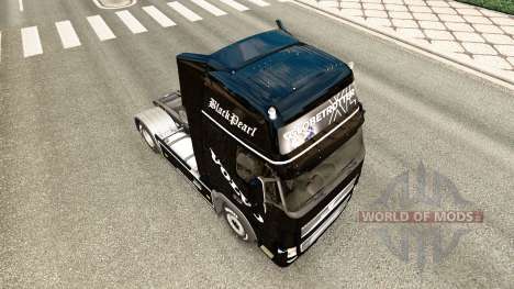 Pérola negra de pele para a Volvo caminhões para Euro Truck Simulator 2