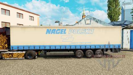 A pele Nagel Polska cortina semi-reboque para Euro Truck Simulator 2