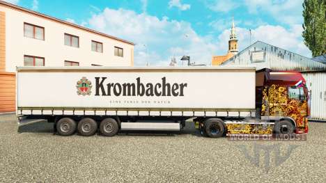 Pele Krombacher em uma cortina semi-reboque para Euro Truck Simulator 2