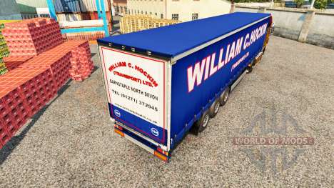 O William C. Hockin a pele sobre o trailer de co para Euro Truck Simulator 2