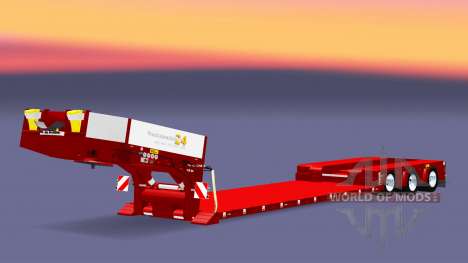 Três eixos baixa bed arrasto Boneca Vario v2.0 para Euro Truck Simulator 2