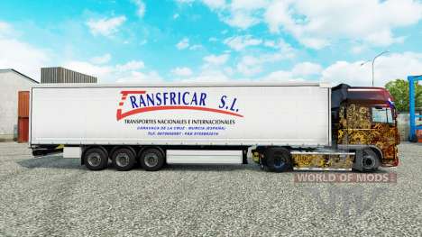 Pele Transfricar S. L. cortina semi-reboque para Euro Truck Simulator 2