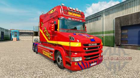 Para a pele do caminhão Scania T para Euro Truck Simulator 2