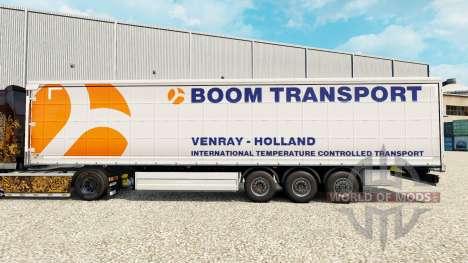 Pele Boom de Transporte no semi-reboque cortina para Euro Truck Simulator 2