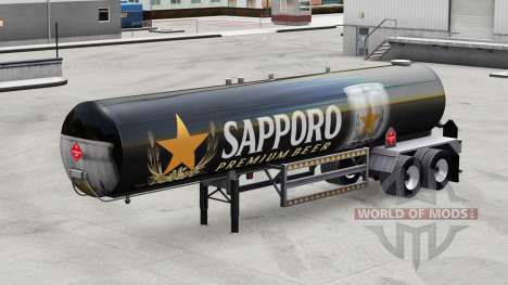 Pele Sapporo para o semi-tanque para American Truck Simulator