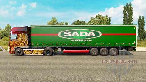 SADA Transportes pele para engate de reboque cor para Euro Truck Simulator 2