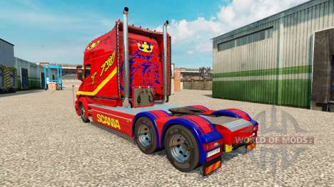 Para a pele do caminhão Scania T para Euro Truck Simulator 2