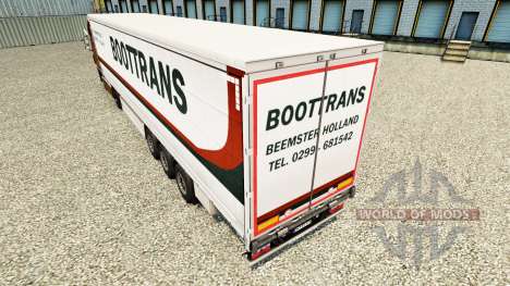 Pele BootTrans em uma cortina semi-reboque para Euro Truck Simulator 2