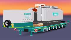 Baixa varrer com a carga do transformador Siemens para Euro Truck Simulator 2