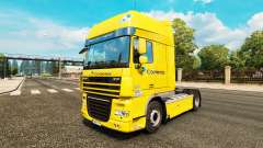 Correios pele para caminhões DAF para Euro Truck Simulator 2