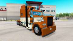 Cremosa pele do Ouro para o caminhão Peterbilt 389 para American Truck Simulator