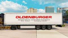 Pele Oldenburger cortina semi-reboque para Euro Truck Simulator 2