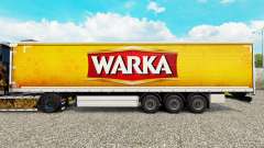 Pele Warka cortina semi-reboque para Euro Truck Simulator 2