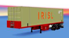 Semi-reboque-contêiner o caminhão Irisl para American Truck Simulator