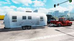 Trailer Airstream no trânsito para American Truck Simulator