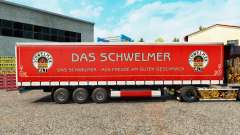 Pele Schwelmer em uma cortina semi-reboque para Euro Truck Simulator 2