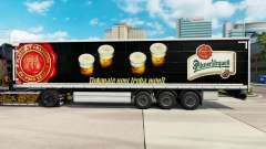 Pele Pilsner Urquell cortina semi-reboque para Euro Truck Simulator 2